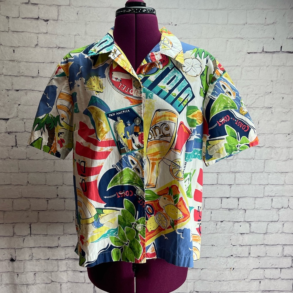 Classics by Jantzen size large button down shirt